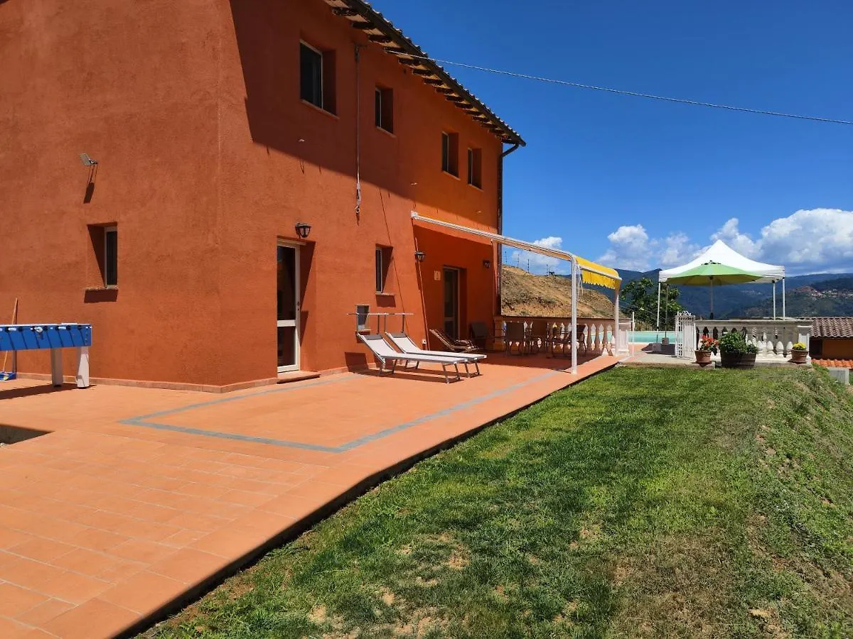 La Rossa Nel Verde Selvaggio Villa Pescia