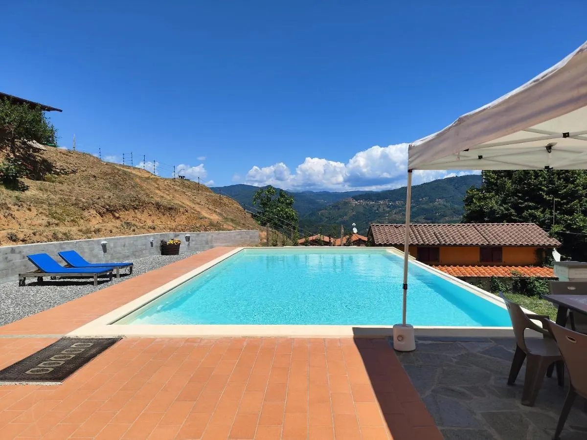 La Rossa Nel Verde Selvaggio Villa Pescia Italy